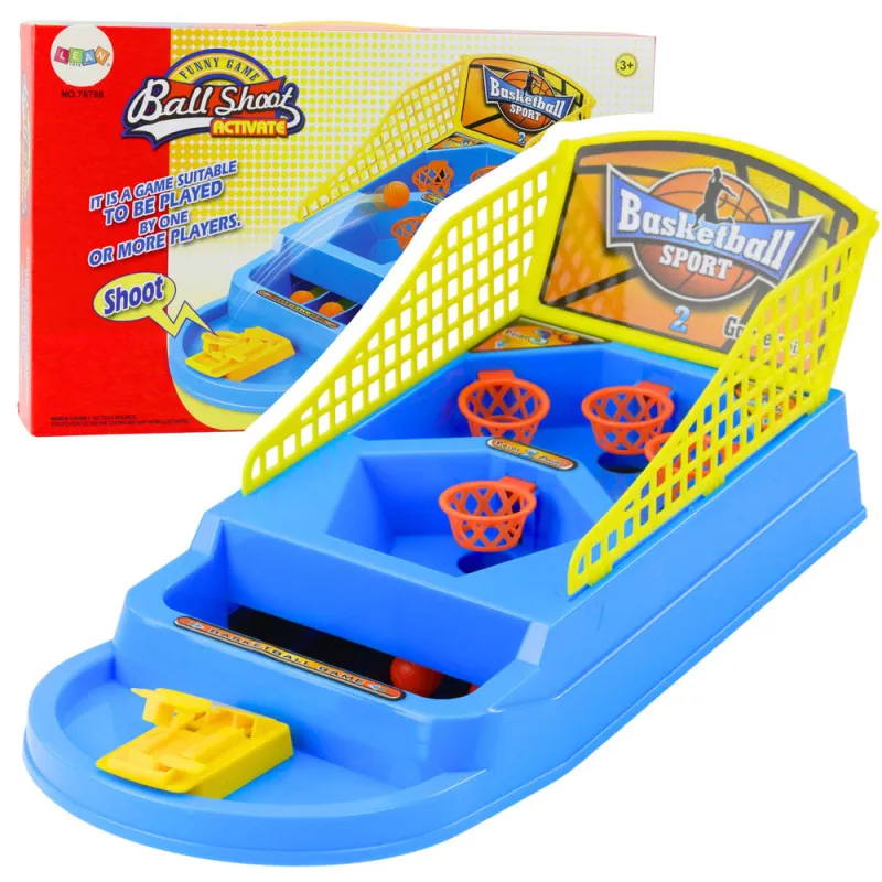 Mini basketbola spēle ar bumbu palaišanas ierīci Galda un sporta spēles