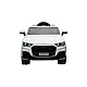 Audi Q7 balts elektromobilis