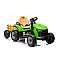 BBH-030 zaļš akumulatora traktors
