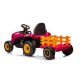 Rozā elektriskais traktors BBH-030 Elektriskās mašīnas bērniem