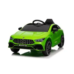 Mercedes CLA 45s AMG zaļais auto