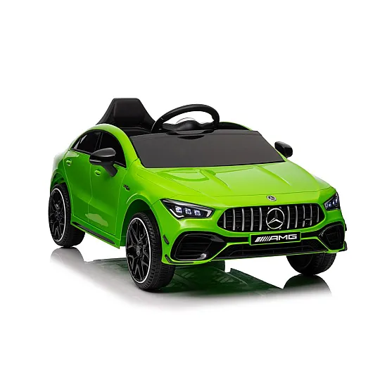 Mercedes CLA 45s AMG zaļais auto