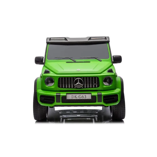 Zaļā elektriskā automašīna Mercedes G63 XXL 4x4 Elektriskās mašīnas bērniem