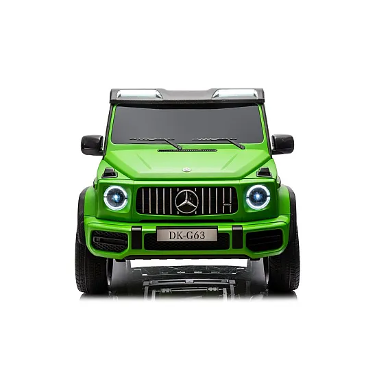 Zaļā elektriskā automašīna Mercedes G63 XXL 4x4 Elektriskās mašīnas bērniem