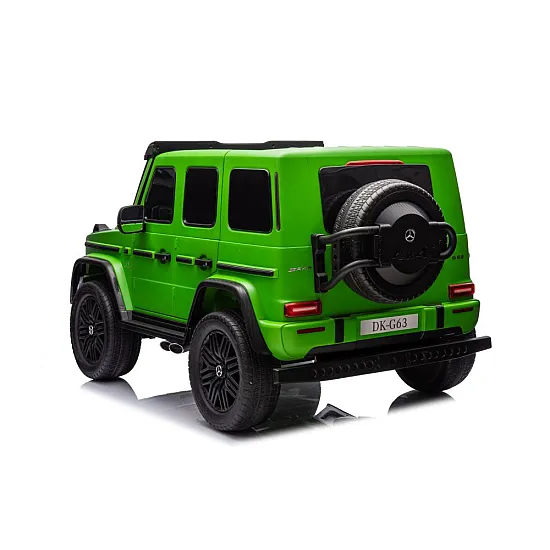 Zaļā elektriskā automašīna Mercedes G63 XXL 4x4 Elektriskās mašīnas bērniem