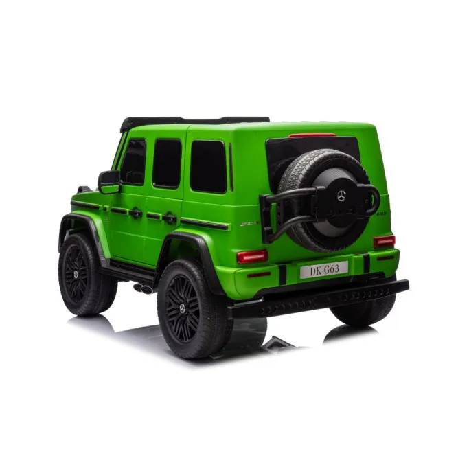 Zaļā elektriskā automašīna Mercedes G63 XXL 4x4 Elektriskās mašīnas bērniem