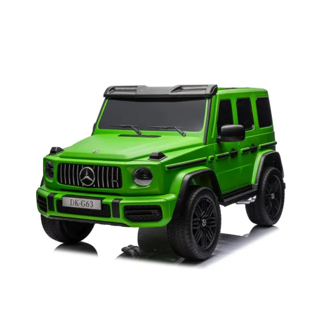 Zaļā elektriskā automašīna bērniem Mercedes G63 XXL 24V Elektriskās mašīnas bērniem