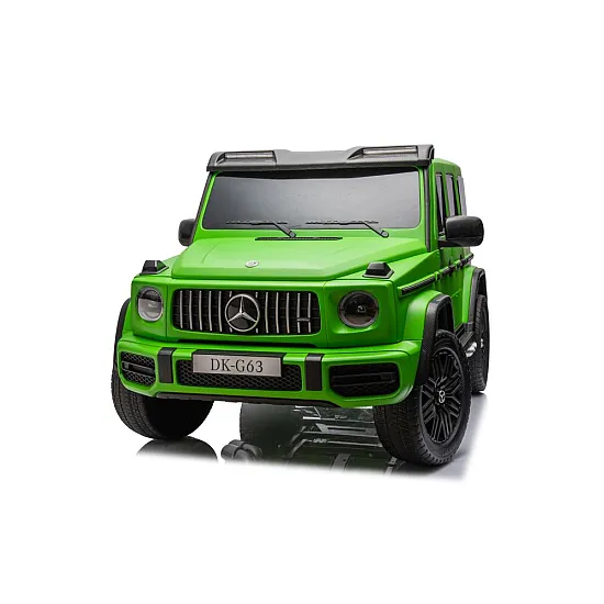 Zaļā elektriskā automašīna bērniem Mercedes G63 XXL 24V Elektriskās mašīnas bērniem