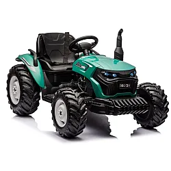 Tamsiai žalias elektrinis traktorius HC-306 24V