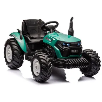 Tumši zaļais elektriskais traktors HC-306 24V