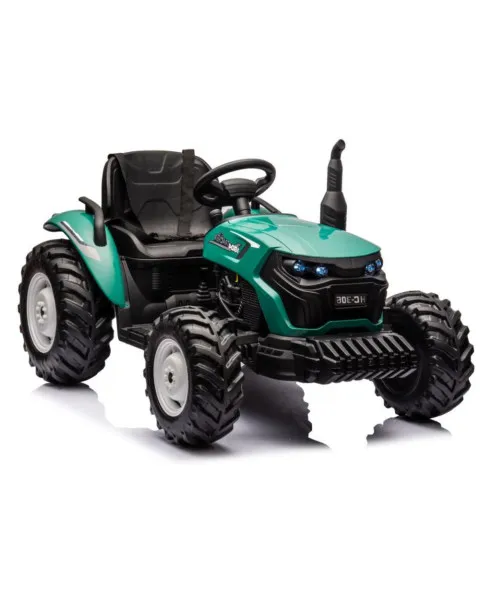 Tumši zaļais elektriskais traktors HC-306 24V