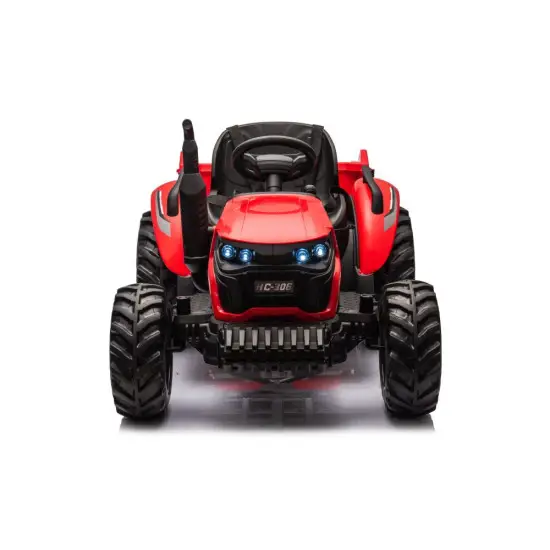 Sarkans elektriskais traktors HC-306 24V Elektriskās mašīnas bērniem