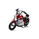 Electric red motorcycle A9902