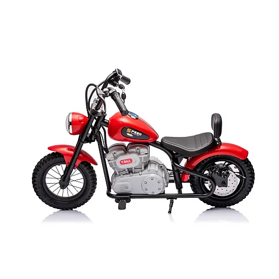 Electric red motorcycle A9902