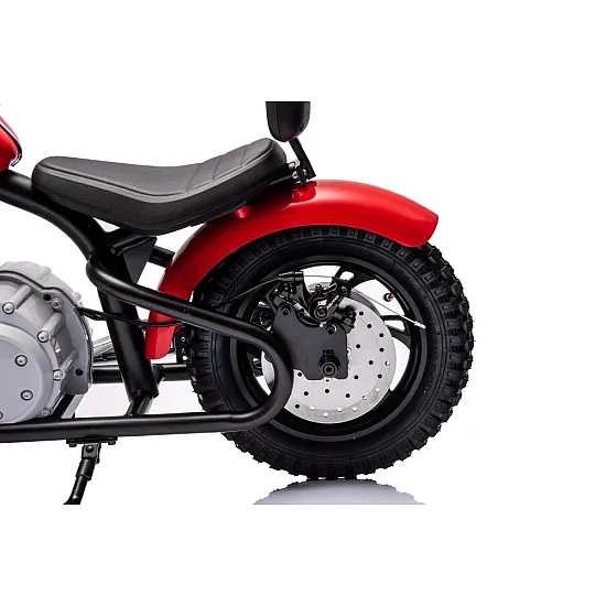 Electric red motorcycle A9902