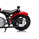 Electric red motorcycle A9902