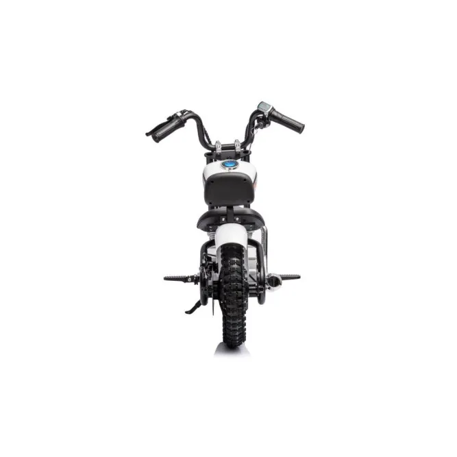 Elektriskais baltais motocikls A9902