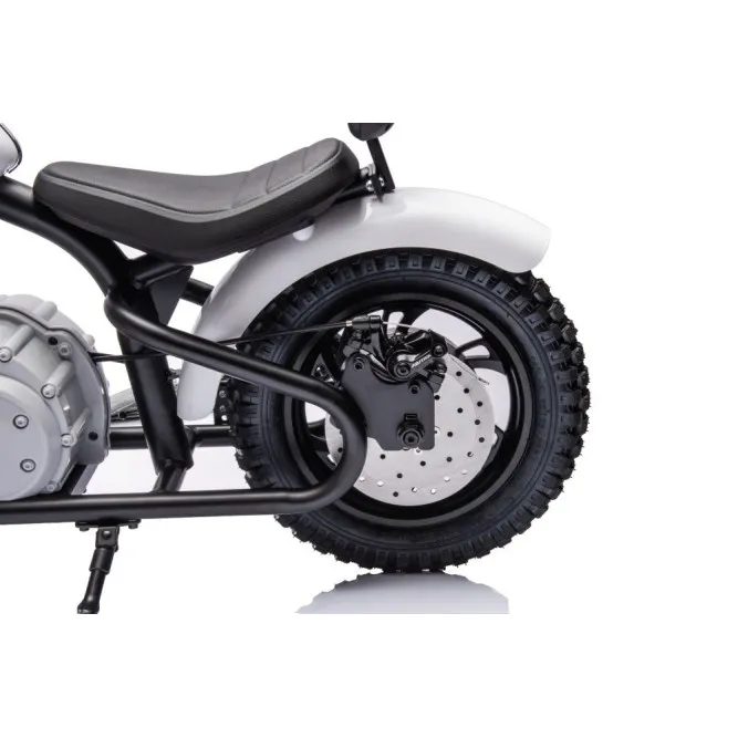 Elektriskais baltais motocikls A9902