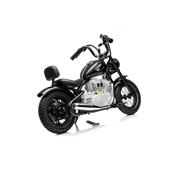 Electric black motorcycle A9902