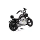 Electric black motorcycle A9902
