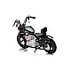 Electric black motorcycle A9902