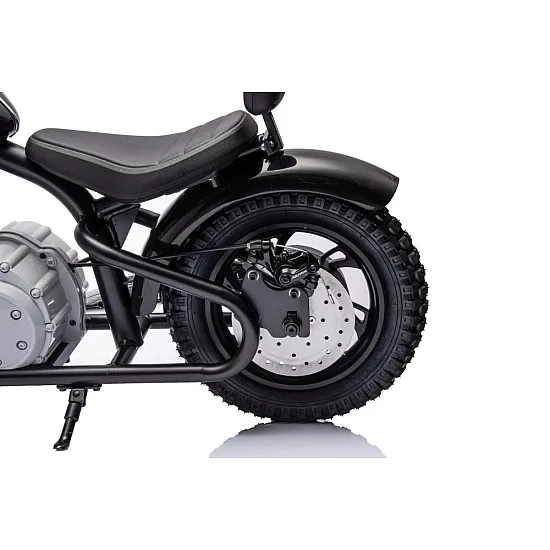 Electric black motorcycle A9902