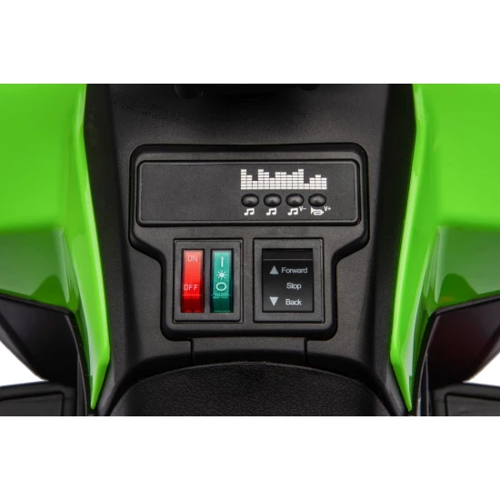 Zaļš ar akumulatoru darbināms kvadracikls GTS1155 Elektriskās mašīnas bērniem