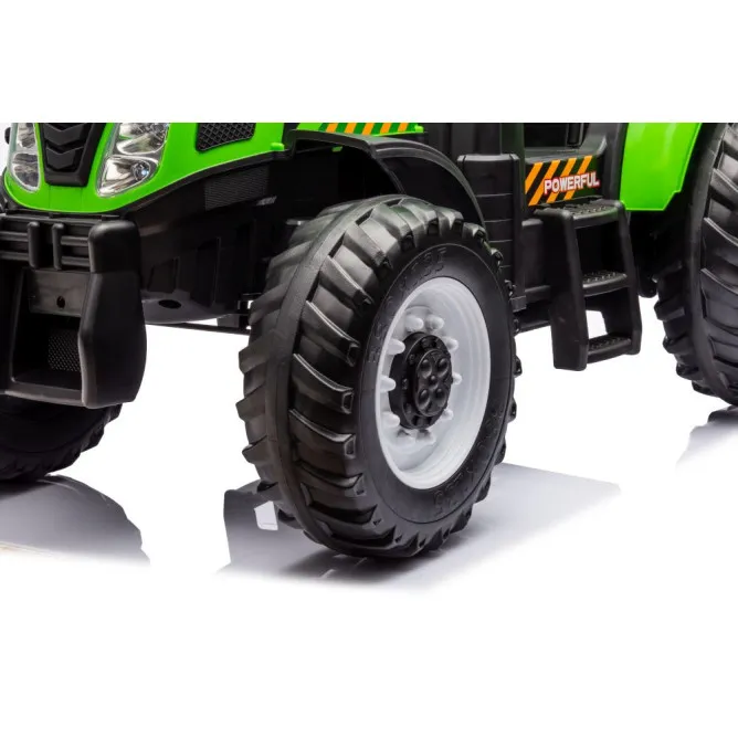 A011 Bezvadu zaļais traktors