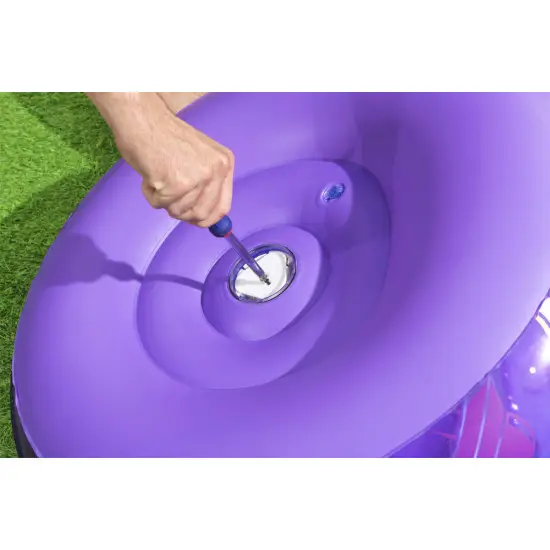 Piepūšama violeta atzveltnes krēsla  72 x 72 x 64 cm Bestway 75122