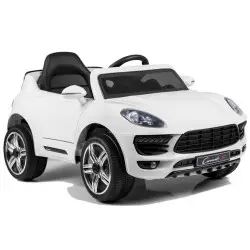 Balts ar akumulatoru darbināms automobilis