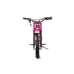 Bezvadu rozā motokrosa velosipēds A9901