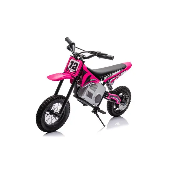 Bezvadu rozā motokrosa velosipēds A9901