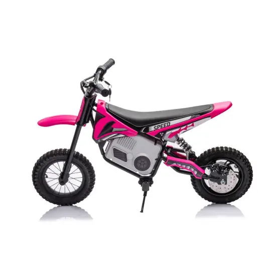 Bezvadu rozā motokrosa velosipēds A9901