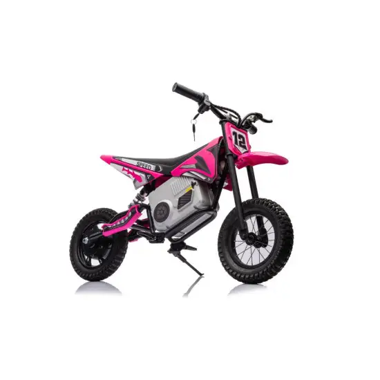 Bezvadu rozā motokrosa velosipēds A9901