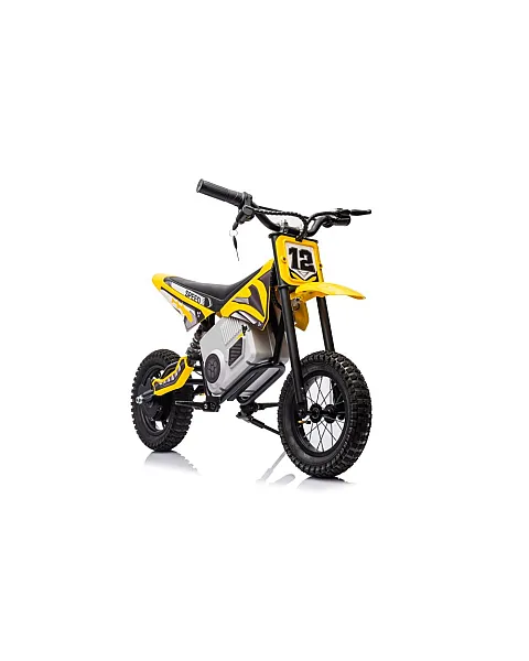 Bezvadu dzeltens motokrosa velosipēds A9901