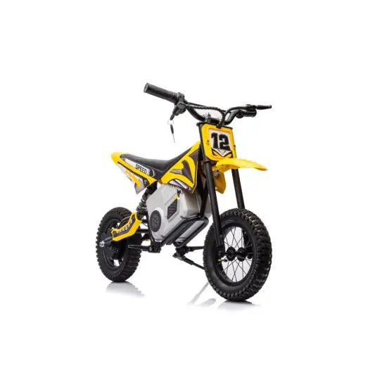 Bezvadu dzeltens motokrosa velosipēds A9901
