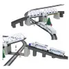 Elektriskā vilciena komplekts Vilciena sliedes velkot tiltu 366cm