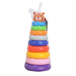 Tīģera formas piramīda ar gredzeniem