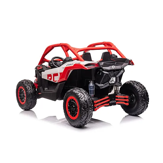 Czerwony elektryczny buggy Can-Am RS DK-CA001 4x4 Maszyny elektryczne dla dzieci