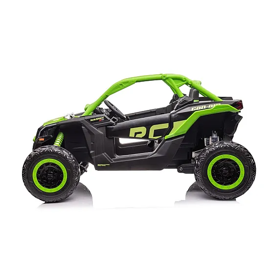 Can-Am RS DK-CA001 4x4 zaļš elektriskais bagijs Elektriskās mašīnas bērniem