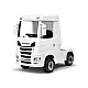 Balts elektriskais kravas automobilis Scania 500R HL698 Puspiekabes