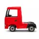Sarkana elektriskā kravas automašīna Scania 500R HL698 Puspiekabes