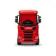 Sarkana elektriskā kravas automašīna Scania 500R HL698 Puspiekabes