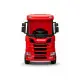 Sarkana elektriskā kravas automašīna Scania 500R HL698 Puspiekabes
