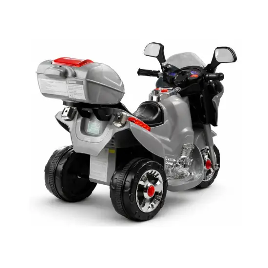 Akumulatora motocikls HC8051 sudraba Elektriskās mašīnas bērniem