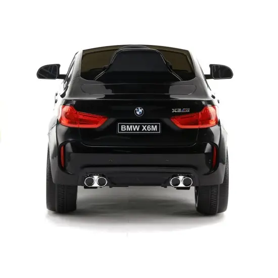 Melns BMW X6 elektromobilis