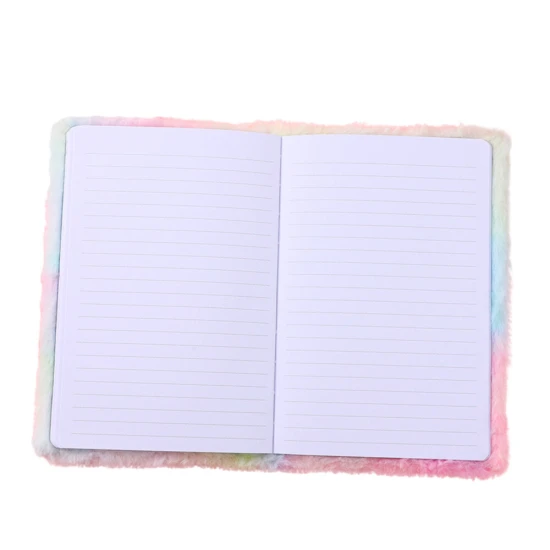 Plīša piezīmju grāmatiņa ar vienradzi A5 Piezīmjdatori