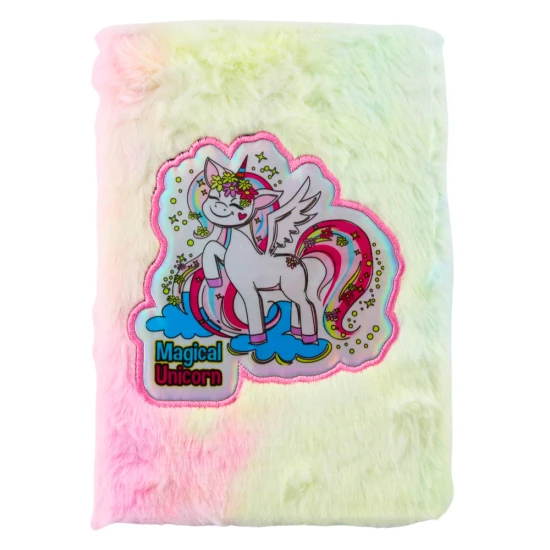 Plīša vienradzis buklets A5 Piezīmjdatori