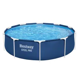 Rāmja dārza baseins ar sūkni, zils, 305 cm x 76 cm, „Bestway“ 56679