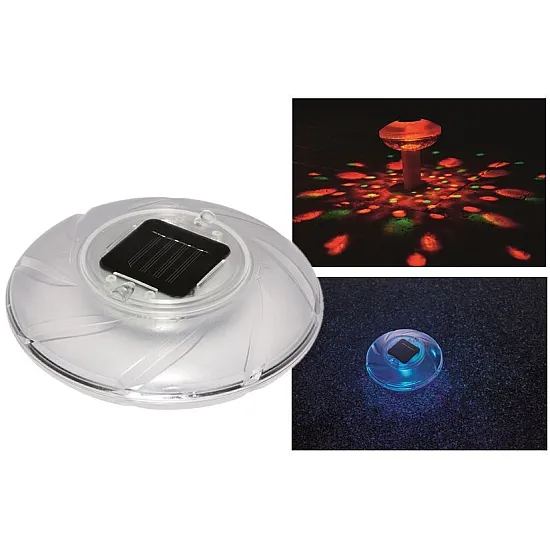 Saules enerģijas darbināma baseina lampa, diametrs 18 cm, „Bestway“ 58111